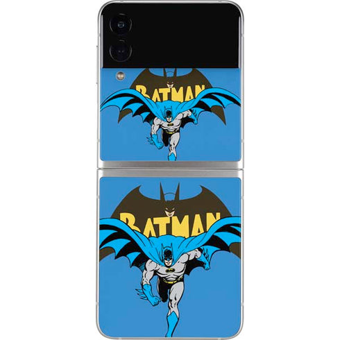 DC Comics Batman Vintage Action Pose Galaxy Z Flip4 5G Skin